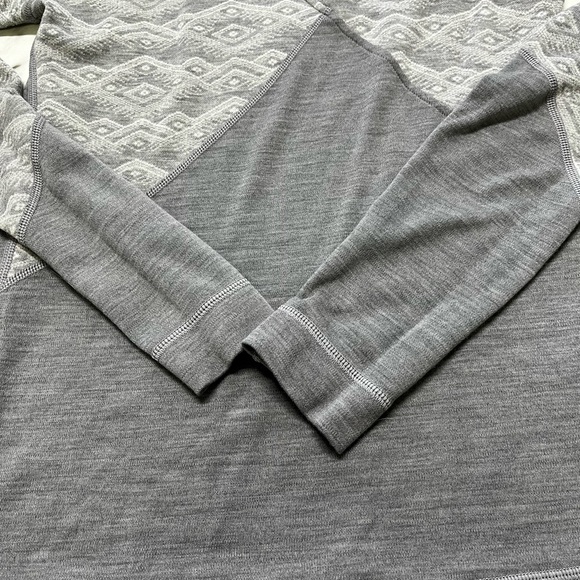 Smartwool Gray Merino 250 Crossover Neck Top - Picture 6 of 9